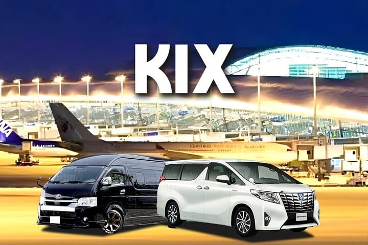 Private Airport transfer Kansai Intl Airport KIX to or from Osaka