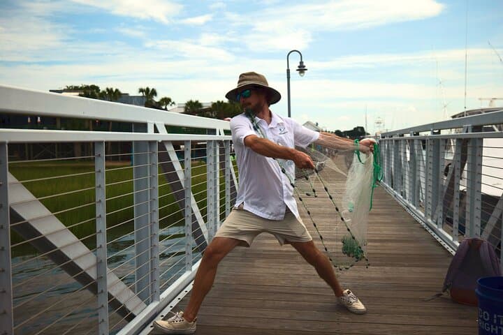 מאחורי הקלעים של סיור הליכה של שרימפס נהר שֵׁם