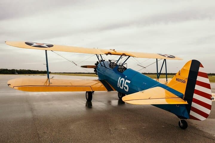 Fly A WWII Biplane Over Rockport