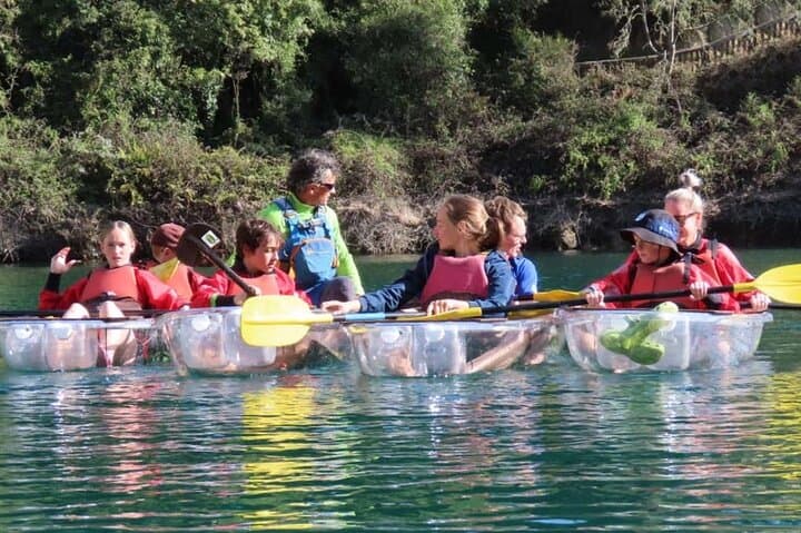 טיול קיאקים מודרך של שעתיים בנהר וויקטו מטואפו