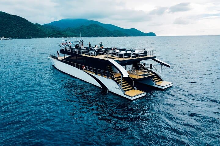 Mega Yacht ALL INCLUSIVE Yelapa Waterfall & Snorkeling Adventure