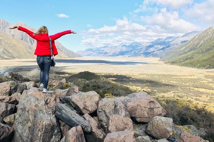 סיור קבוצתי קטן לתצפית על הר קוק וקרחון טסמן מקוויןסטאון