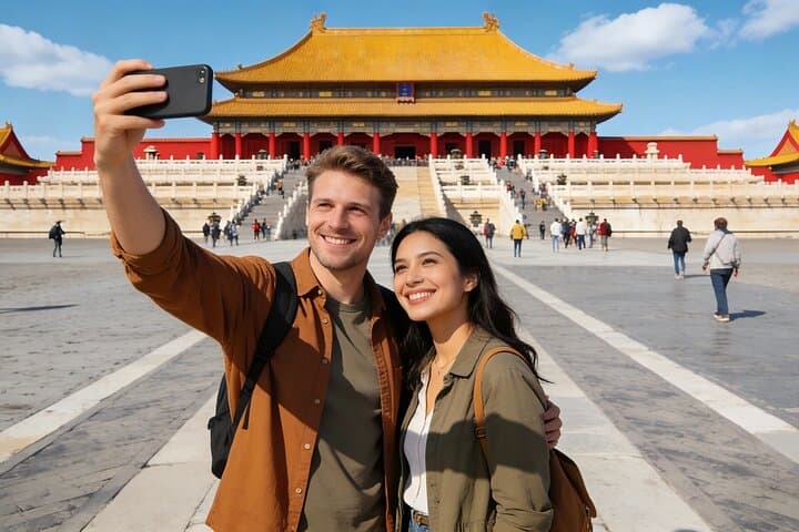 טיול יום פרטי מתיאנין לעיר האסורה ולחומה הגדולה במוטיאניו ברכבת מהירה