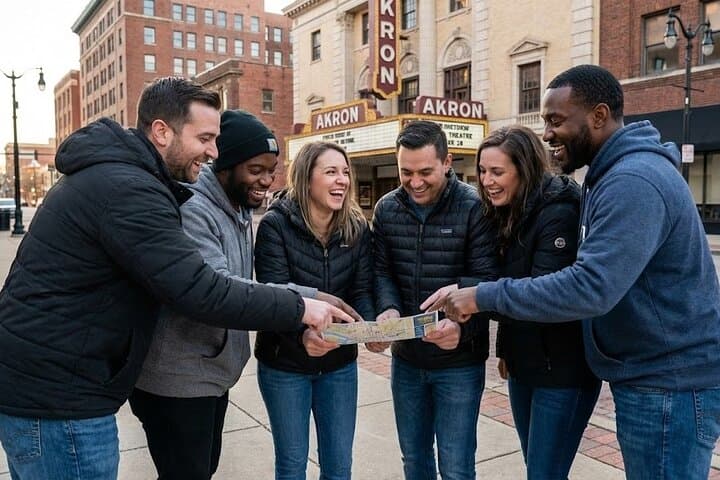 Astonishing Scavenger Hunt: Burn Rubber Round Akron