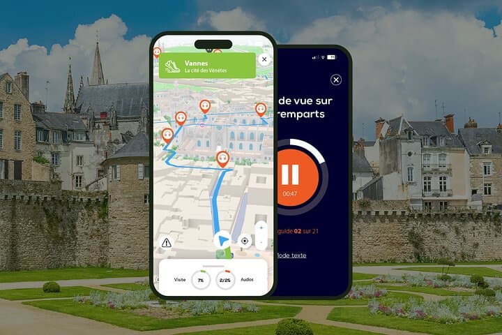 Audio Guided Walking Tour 1h20 and 18 Audio Comments