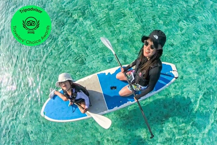 Okinawa Miyakojima Half Day SUPor Canoe & Sea Turtle Snorkeling (Half Day Set)