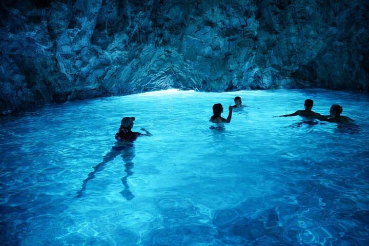 From Kotor: Boat to Blue Cave & Lady of the Rocks &Submarine Base