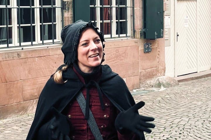 עם אשת הקצב ברחובות היידלברג