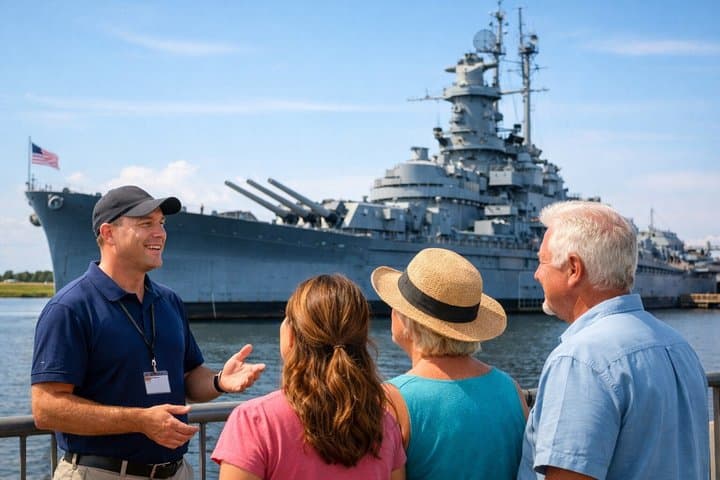 Private Pensacola to Mobile Tour: USS Alabama & Mardi Gras