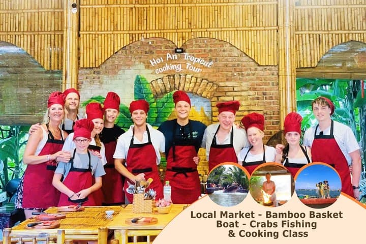 שיעור בישול הוי אן: שוק מקומי, סירת סל, דיג ובישול