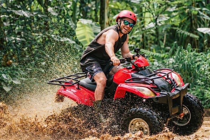 Bali ATV Adventure Combo: Ubud Monkey Forest and Waterfalls