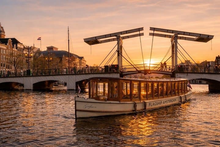 Amsterdam Luxury Canal Cruise + Unlimited Drinks & Bites option