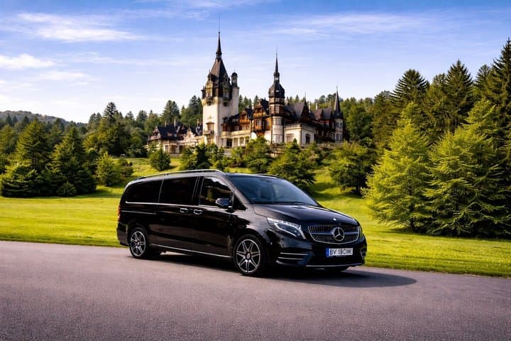 3 Castles Brasov |Mercedes & Hotel Pickup| Peles Bran Cantacuzino