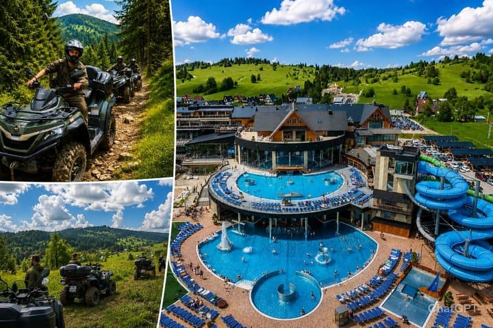 Krakow: Zakopane Cable Car, Adventure & Thermal Baths Tour