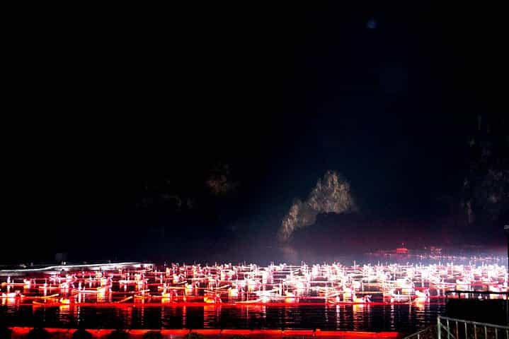 The impression Liu sanjie show and local dinner in town
