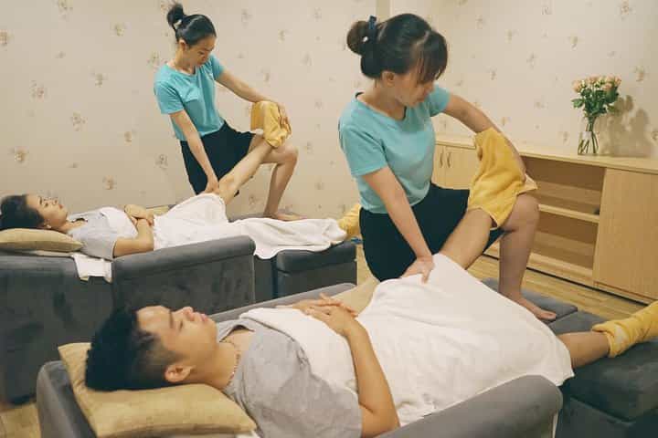 מסאז' רגליים, ראש, צוואר וכתפיים בשדה התעופה טן סון נאת 60 דקות