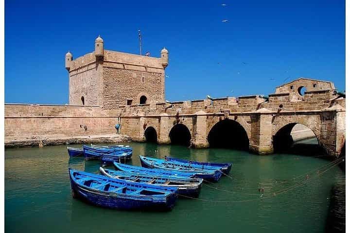 Essaouira excursion from Marrakech medina city walls & beachs
