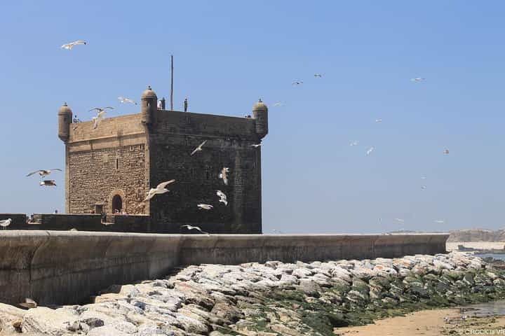 Essaouira excursion from Marrakech medina city walls & beachs