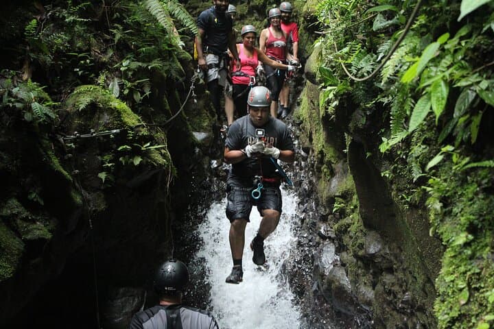 Arenal Volcano Canyoning; Top Rated Waterfall Rappel Adventure
