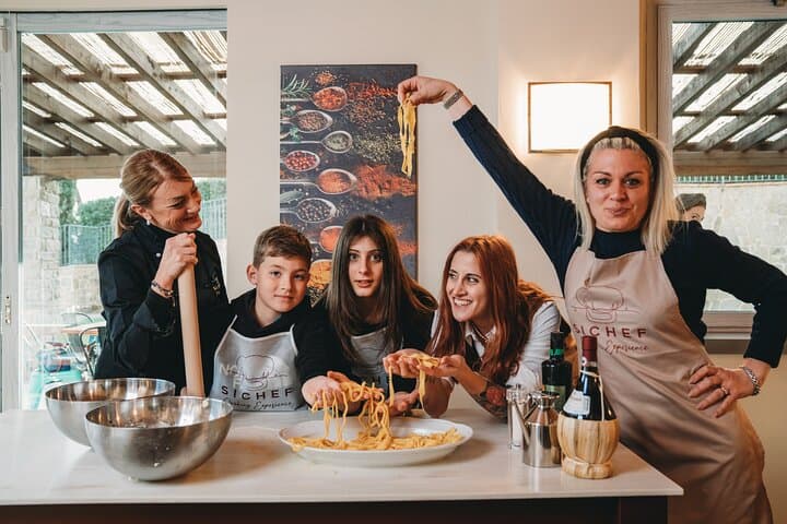 Chianti -Fresh Pasta Making Class and Sauces with Lunch or Dinner