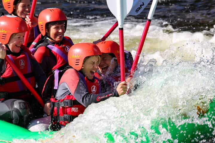 Whitewater Rafting on the River Dee in Llangollen