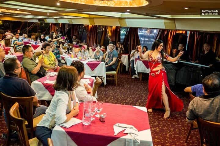 Cairo Nile Dinner Cruise with Belly Dancing & Hotel Transfer