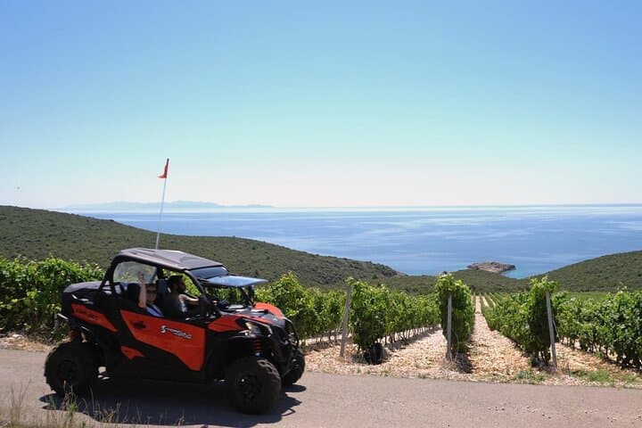 ספארי חיפוש חופים בבאגי פרטי באי קורצולה עם ארוחת צהריים