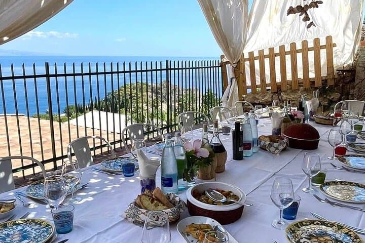 שיעור בישול בטאורמינה בבית השף מסימו!!