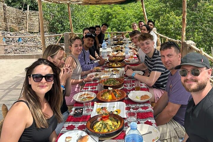 Marrakech to Atlas Mountains and three Valleys, Waterfall + Lunch