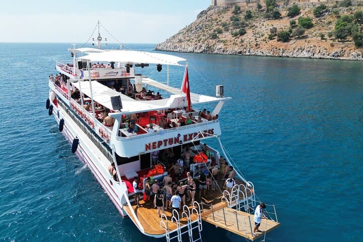 Marmaris Boat Trip w/Unlimited Soft Drinks & Lunch (A/C Boat)