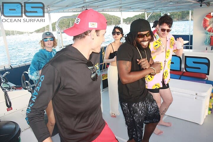 סיור שנורקל, פיצה ושקיעה אחרי הצהריים היוצא מסנט תומס וסנט ג'ון