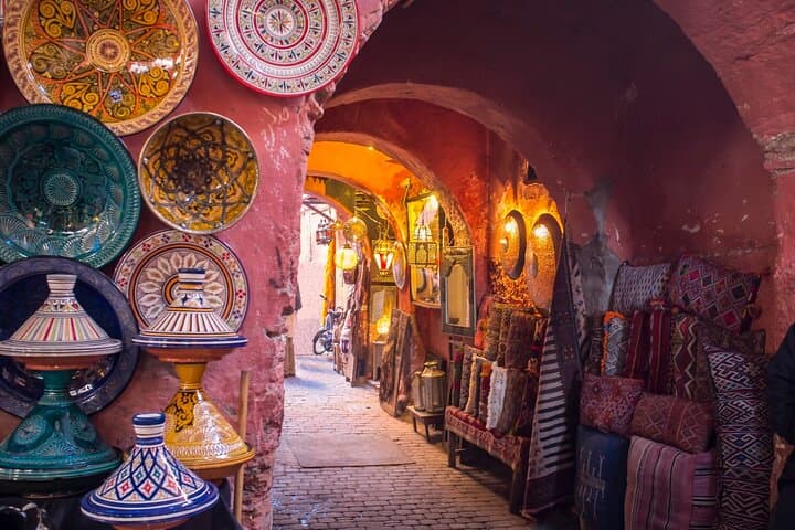 Guided Cultural Tour of Marrakech Medina & Souks – from Agadir -