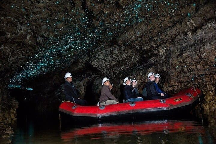 From Hamilton: Waitomo Glowworm & Cave Explorer Small Group Tour