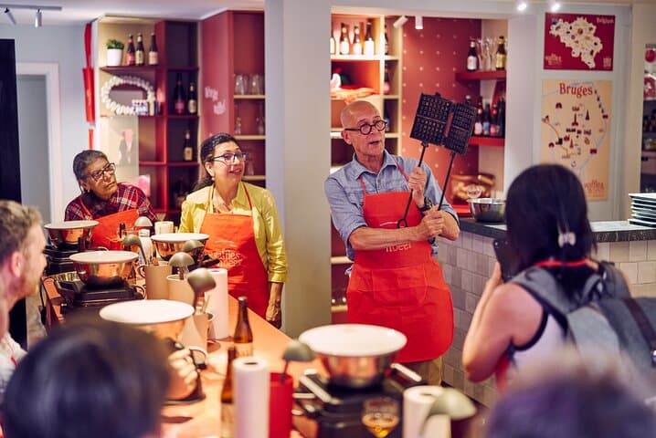 סדנת וופלים ובירה במרכז ברוז'