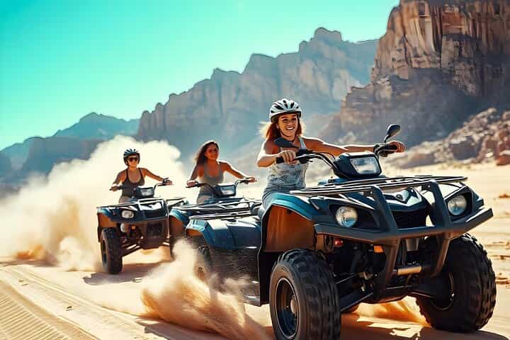 Sharm El-Sheikh: ATV, Camel Ride with BBQ Dinner and Show