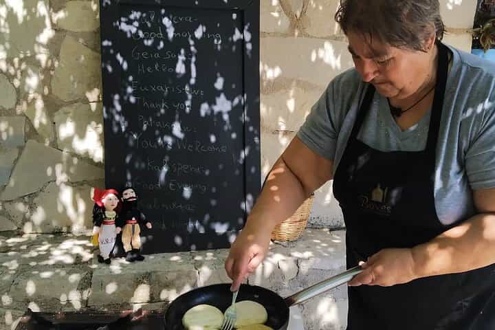 Feeding the goats & Experience Cretan Breakfast by locals