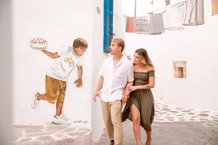 Private Vacation Photoshoot with Photographer in Paros