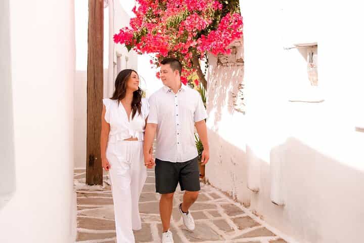 Private Vacation Photoshoot with Photographer in Paros