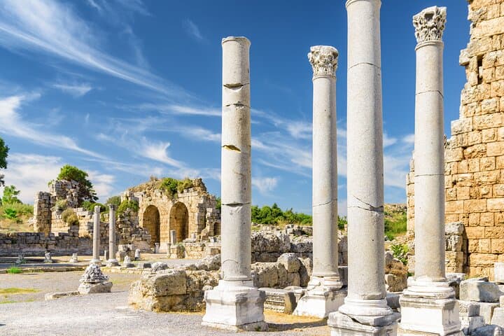Ancient Perge, Aspendos Amphitheater and City of Side Tour