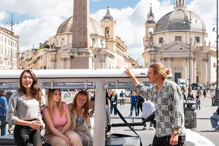 Explore Rome Highlights by Golf Cart Tour private tour