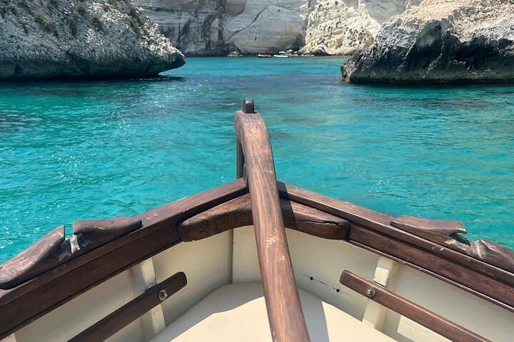 Cagliari boat tour with five swim stops And typical aperitif