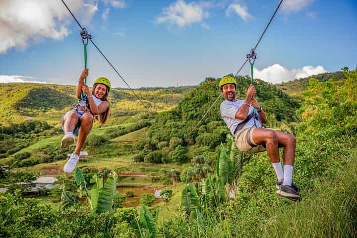 Mauritius:Family Zipline Adventure 7 lines- Vallé Advenature Park