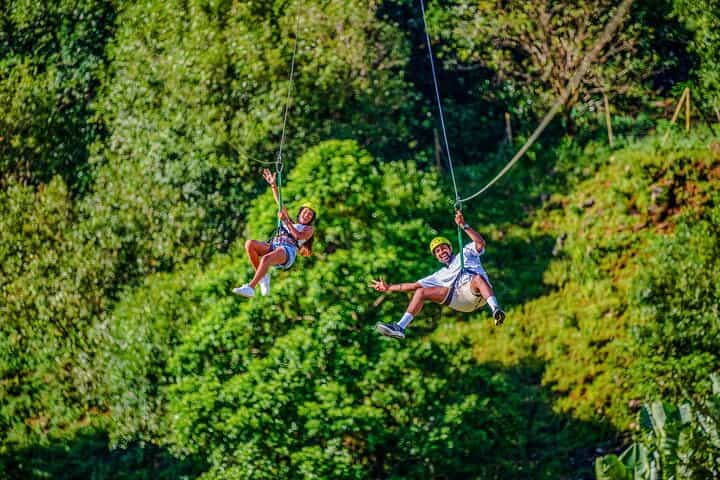 Mauritius:Family Zipline Adventure 7 lines- Vallé Advenature Park