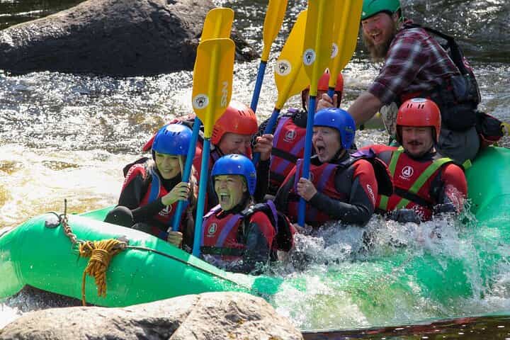 Whitewater Rafting on the River Dee in Llangollen