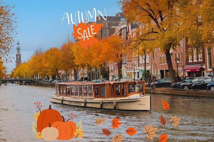 Amsterdam Luxury Canal Cruise + Unlimited Drinks & Bites option