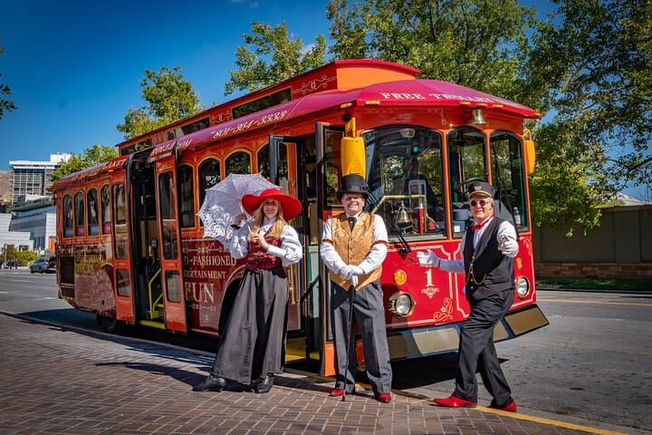 Salt Lake City Trolley Tour with 3 Theatrical Guides & Live Show
