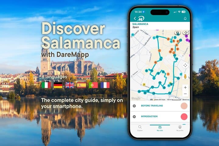 Visit Salamanca at your own pace, without groups or schedules. With your mobile