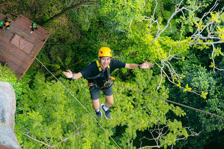 Flying Hanuman Zipline Experience Family Friendly Adventure