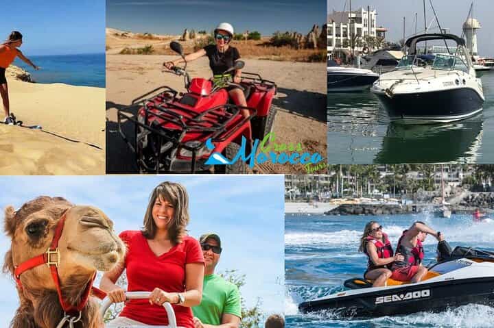 Agadir in 7-H :Quad, Camel, Sandboarding, Jet Ski & Private Yacht