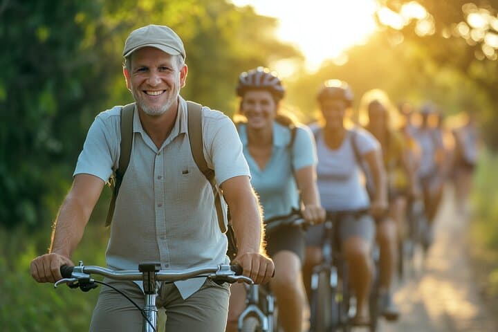 Bike tour to Leipzig New Lakeland for a private group